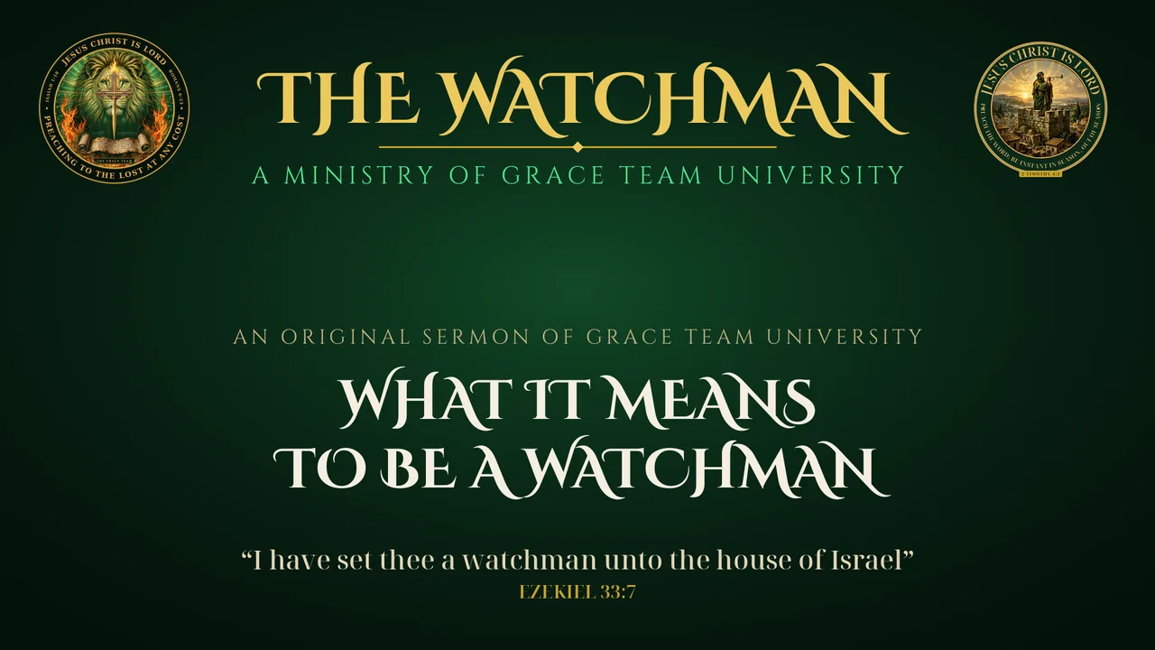 What It Means To Be A Watchman — release art